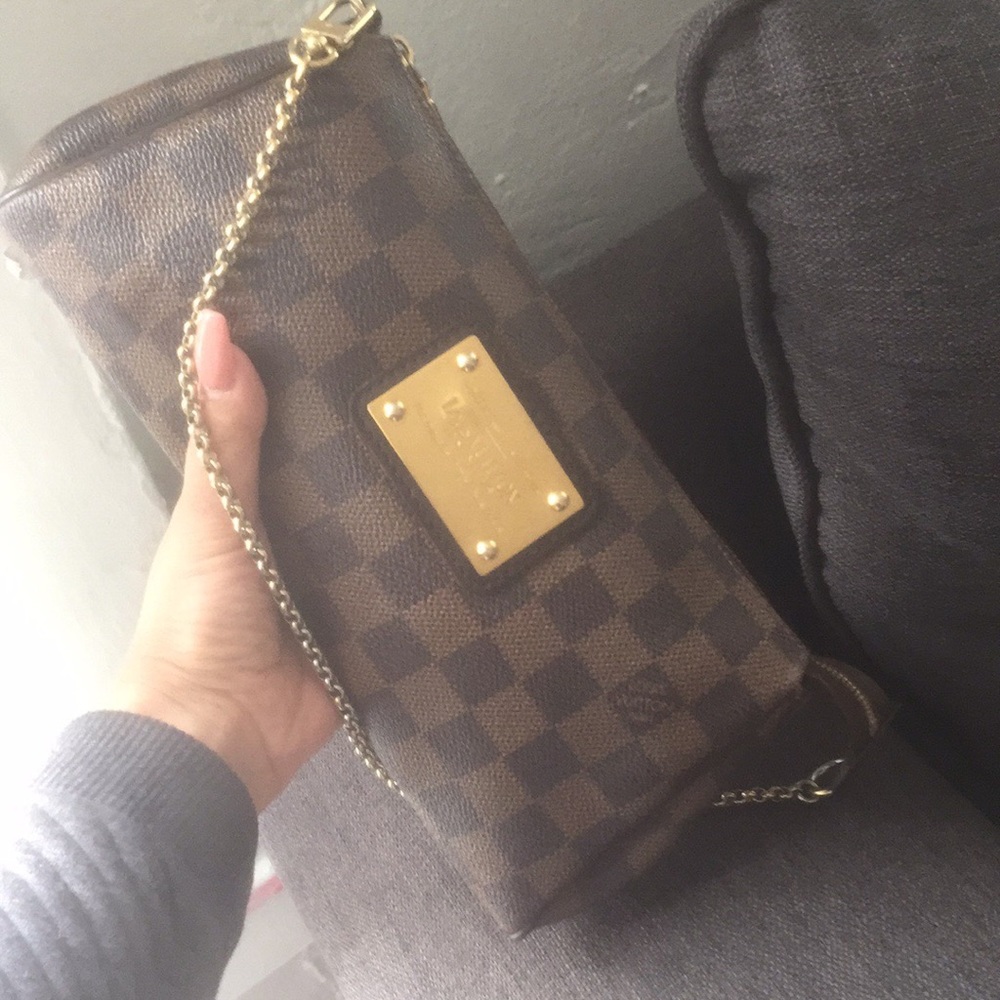 Authentic Louis Vuitton clutch Eva Ebene